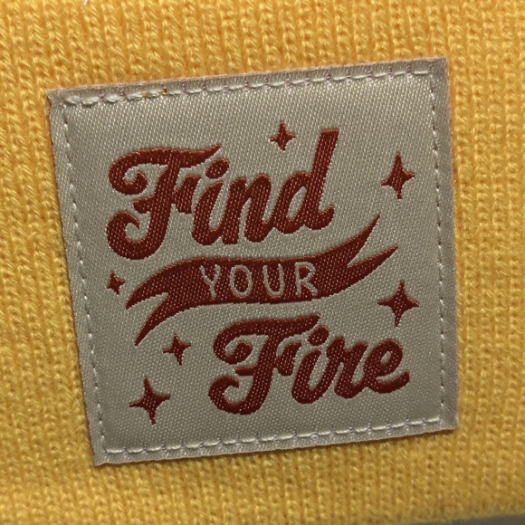 Women's Beanie " Find Your Fire" NWOT - Picture 3 of 5